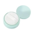thumbnail image 4 of Empty Cosmetic Powder Travel Container with Puff Lightweight Durable Accessory Small Size , Green, 4 of 8