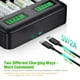 thumbnail image 4 of Baterías recargables y cargador EBL de 10000 mAh D, paquete de 4, 4 of 6