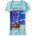 thumbnail image 1 of Camiseta gráfica Aeropostale City Scene para mujer azul grande, 1 of 1