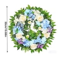 thumbnail image 3 of Gqtwoy Easter Wreath, Blue Decorative Hanging Wreath, Festive Door Decor, Easter Decoration for Homes, Ideal for Classroom & Office Displays, Holiday Decor Accessory, 3 of 6