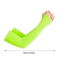 thumbnail image 2 of 1Pair Cooling Arm Sleeves UV Sun Protection Compression Sleeves for Men Women with Thumb Hole Great for Travel Sports Outdoor Running Cycling Fishing Driving Hiking, 2 of 4