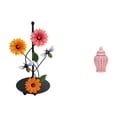 thumbnail image 1 of Soporte de papel higiénico,Soporte para toallas de papel de encimera,Soportes para rollos de cocina,toallas de papel de pie,Jarra de jengibre de cerámica,Arreglo floral en jarrón de, 1 of 8