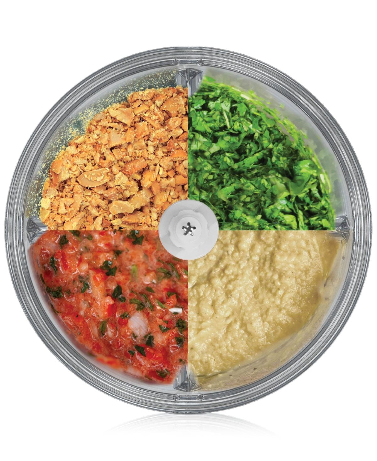 8.5 - Cup Food Processor with Stainless Steel Blades, Black