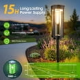 thumbnail image 3 of COCOBELA Bright Solar Pathway Lights Outdoor, 8 Pack Solar Powered Garden Lights Waterproof IP65, Auto On/Off Outdoor Light for Lawn Patio Walkway Driveway Decor Landscape Lighting, 3 of 9