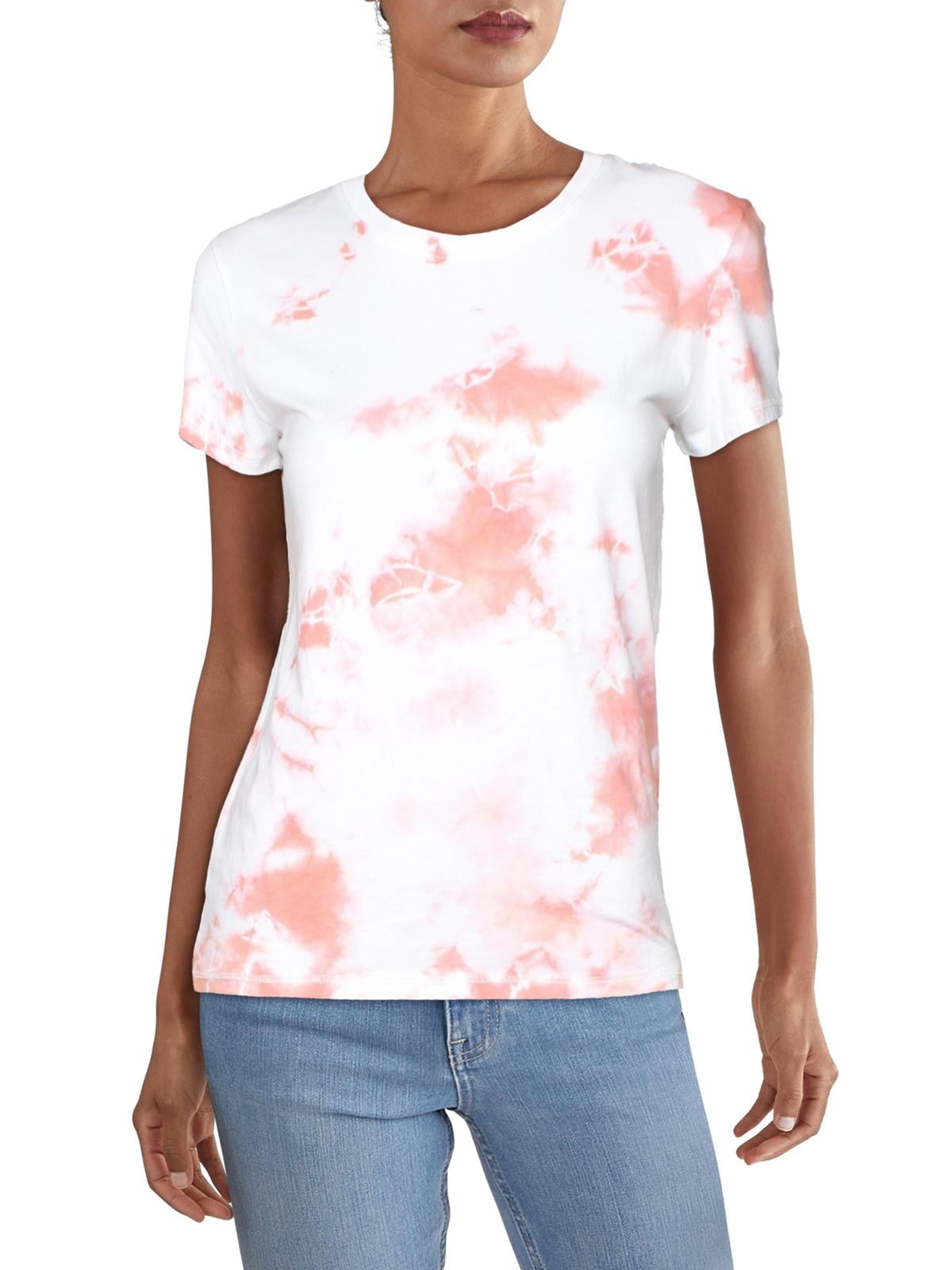 red tie dye shirt womens