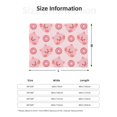 thumbnail image 5 of Uemuo Pigs Head And Donuts Printed Throw Blanket for Couch, Fluffy Fuzzy Blankets for Bed, Sofa, Cozy Flannel Faux Fur Blanket-80"x60", 5 of 6