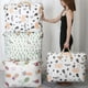 thumbnail image 4 of Bolsa de almacenamiento de edredones con cremallera impresa Bolsa de embalaje de gran capacidad con cremallera Bolsa de almacenamiento de edredones con doble asa a prueba de humedad, 4 of 5