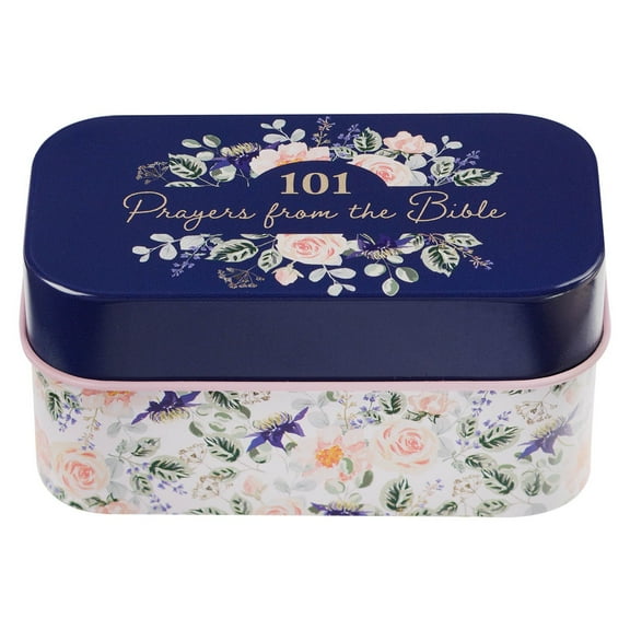 Christian Art Gifts Scripture Cards, 101 Prayers from the Bible, Daily Scripture Encouragement for Women in Tin, 51 Double Sided Cards