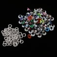 thumbnail image 6 of 100 Pieces Assorted Color Metal Eyelets Buckle Rivets for Leathercraft Scrapbooking DIY Crafts 5mm, 6 of 8