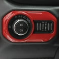 thumbnail image 4 of DAMAIJOY Red Headlight Switch Button Cover Trim Accessories Front Interior for Jeep for Gladiator 2020-2022 for Wrangler 2018-2022 RHSBCTAF2JWJJ, 4 of 6