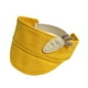 thumbnail image 5 of Sombrero con visera para el sol, figura de felpa, sombrero de ala ancha, muñeca de juego de simulación, sombrero para el sol, elegante sombrero para Amarillo, 5 of 8