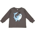 thumbnail image 3 of Inktastic Hi- cute shark Boys or Girls Long Sleeve Toddler T-Shirt, 3 of 5