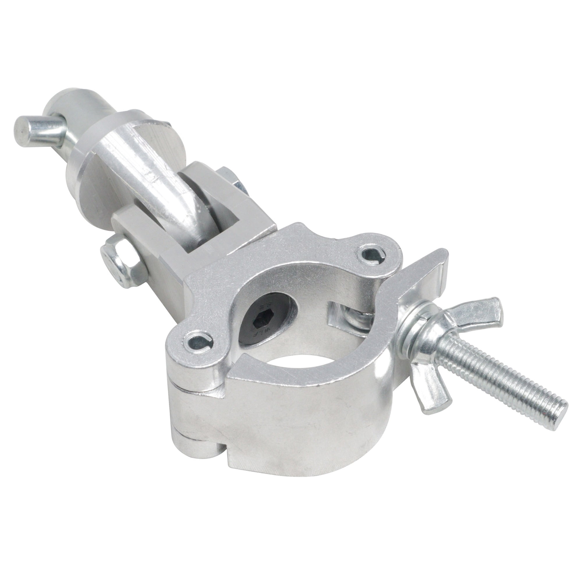ProX T-CH17 Pro Clamp with 360-Degree Rotating and 180-Degree Hinge with Half Coupler Pin and Safety Clip