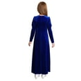 thumbnail image 3 of Alvivi Robe de Princesse Médiévale pour Filles Robe de Fête Rétro Victorienne Robes de Bal Bleu Royal 16, 3 of 7