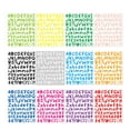 thumbnail image 3 of yuksok 12Pcs Colorful Letter Stickers Vinyl Letter Stickers Self 1 inch Alphabet Letter, 3 of 9