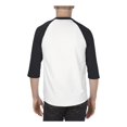 thumbnail image 2 of ALSTYLE 1334 Classic Raglan Three-Quarter Sleeve T-Shirt, 2 of 2