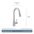 thumbnail image 5 of Moen 7864EVSRS Robinet de Cuisine Intelligent Sleek UbyMoen avec Contrôle Vocal et MotionSense, Acier Inoxydable Résistant, 5 of 5