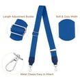 thumbnail image 3 of Uxcell Purse Strap Replacement, 27.5-53" Crossbody Shoulder Strap(Blue, Silver Buckle), 3 of 5