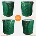 thumbnail image 4 of Gardening Bag Reusable Leaf Waste Pouch Plant Trash Garbage Container for Lawn Yard Pool with Lid, 72 Gallons, 4 of 9