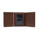 thumbnail image 4 of Cartera Tommy Hilfiger Leif RFID triple de cuero marrón para hombre, 4 of 4
