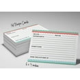 thumbnail image 6 of Inkdotpot Recipe Card 6x4 inch Single-Sided Recipe Design Cards Chevron Recipe Cards Wedding-Bridal Shower-Baby Shower- Pack of 50, 6 of 6