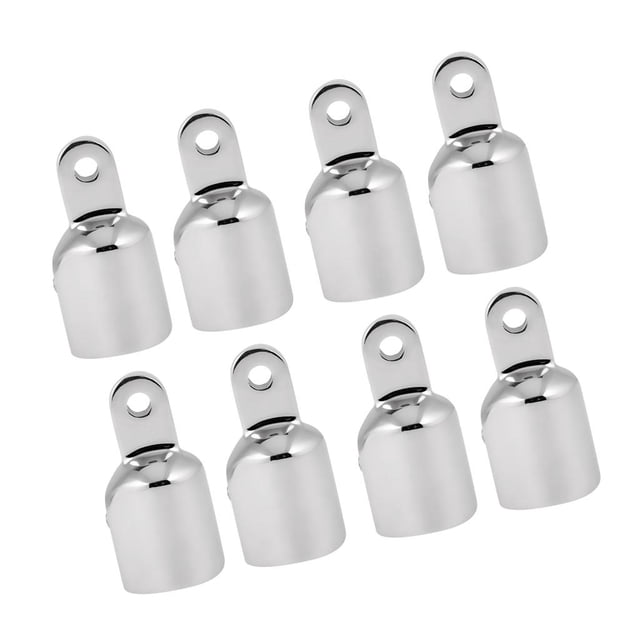 8 piezas de montaje de bisagra para cubierta de barco de servicio con tapas de extremo de ojo de tubo Bimini de 25 mm Macarena Tapas para los ojos 2020 NUEVO EE. UU.