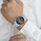 thumbnail image 5 of Relojes para hombre con cronógrafo de cuarzo resistente al agua y casual, fabricado en acero inoxidable y metal, fecha automática en manecillas de colores, 5 of 6