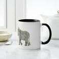 thumbnail image 6 of CafePress - Elephants In Love Mug - 11 oz Ceramic Mug - Novelty Coffee Tea Cup, 6 of 6