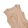 thumbnail image 5 of Htigea Vintage Prom Dress for Women Sleeveless Sweetheart Neck Cocktail Party Dresses Elegant Flare Swing Dresses Khaki,L, 5 of 9