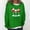 Green, variant on Tetras Women 2024 Fall Top,Women's Large Tie Dyed Printed Round Neck Casual Long Sleeved Hoodie