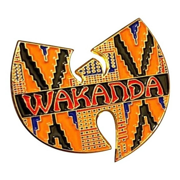Black Panther Wakanda 1.25 Inches Wide Enamel Metal Pin