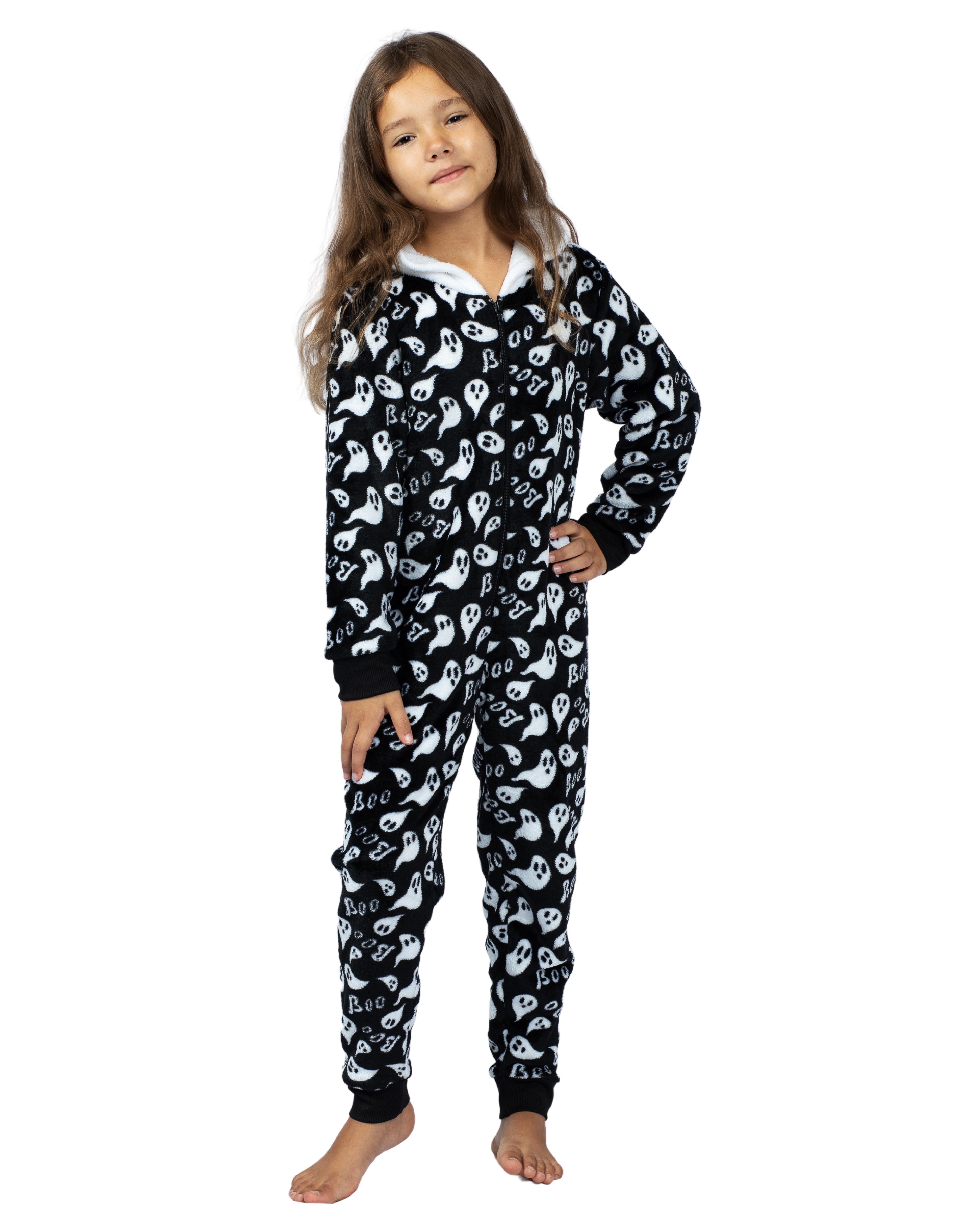 rol Precies Zijn bekend Prestigez Kids Family Ghost Onesie Pajama Costume Union Suit Sleepwear With  Hood, Mask, And Socks, Black - Ghost, Size: Kids - 8 - Walmart.com