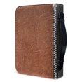 thumbnail image 3 of HELLHERO PU Leather Bible Bag with Durable Handle, Portable Bible Carrying Case for Church, Outdoor Study and Daily Use for Men and Women, 3 of 12