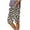 Brown, variant on SOOMLON Leopard Shorts Women Plus Size Elastic Waist Knee Length Shorts Button Shorts with Pockets Travel Casual Clothes