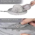 thumbnail image 5 of Mosquito Head Net Hat - Bug Cap Upf 50+ Sun Protection With Hidden Netting For Beekeeping Hiking Men & Women FGC, 5 of 5
