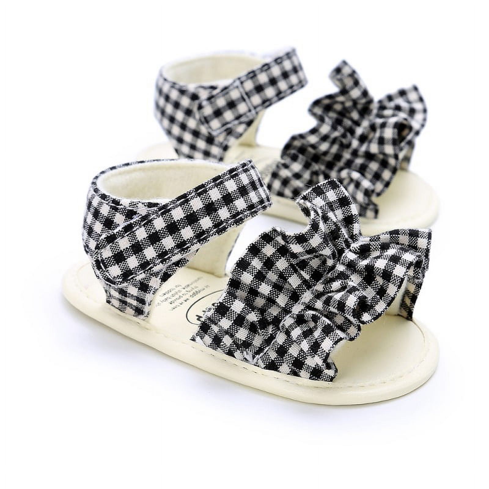 Infant Baby Boys Girls Sandals Summer Baby Dress Shoes Soft Sole Newborn Crib Shoes First Walkers Prewalker Shoe - image 5 of 6