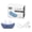 Blue, variant on Rupoun Electric Prevent Snoring Device Soft Silicone Improve Sleep Quality Nose Vents Plugs for Men Women, USB Rechargeable Anti-Snore Stopper Aid Device for Better Sleeping Habit, White Color