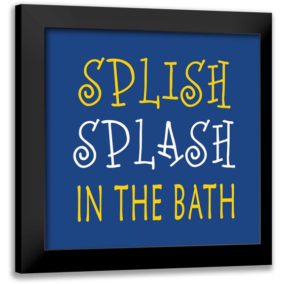 Robinson, Tamara 20x20 Black Modern Framed Museum Art Print Titled - Splash Splash
