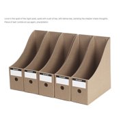 Desktop File Holder Document Storage Box Cardboard Magazines Holders Paper File Folder Magazine Divider