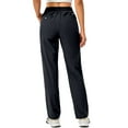 thumbnail image 3 of Little Donkey Andy Women's Golf Pants Stretch Quick Dry Business Casual Slacks with Pockets, Deep Black XS, 3 of 6