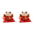 thumbnail image 1 of Yuarrent Maneki Neko Good Luck Cat Piggy Bank Ornament Fortune Kawaii Type1 NO1, 1 of 1