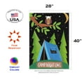 thumbnail image 2 of Toland Home Garden Camp Night Owl Camping summer Flag Double Sided 28x40 Inch, 2 of 5