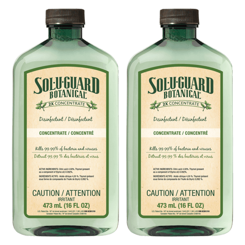 Melaleuca Sol-U-Guard Botanical 2x Disinfectant 2-Pack (Mixing Spray Bottle not included)