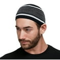 thumbnail image 6 of Striped Beanie Kufi Caps Featuring Cool Designs and Patterns, 6 of 18