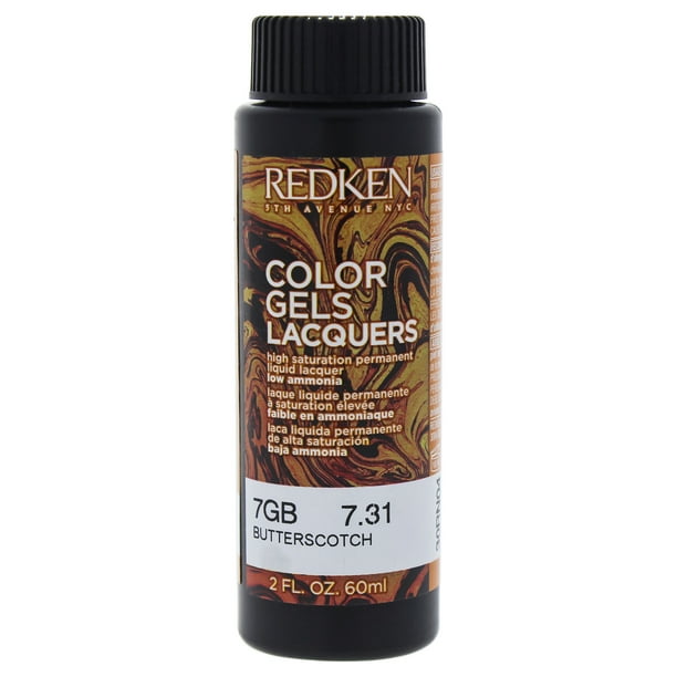 Redken Color Gels Lacquers Haircolor 7GB Butterscotch Walmart 
