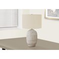 thumbnail image 1 of Monarch Specialties Lighting, 24"h, Table Lamp, Cream Resin, Ivory / Cream Shade, Transitional, 1 of 6