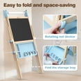 thumbnail image 4 of JOYOOSS Easel for Kids Ages 4-8 Easels for Toddlers Art Kids Easel Ages 8-12 Wooden Drawing Easels Double-Sided Magnetic Whiteboard Chalkboard with Paper Roll for Kid Dry Erase Board Blue, 4 of 7