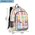thumbnail image 2 of FORMRS Unisex School Backpack 17" Student Travel Bag with Laptop Compartment, Gummy Bear Pattern, 2 of 7