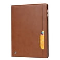 thumbnail image 2 of Case for Apple iPad 10th Gen 10.9" 2022, Soft PU Leather Card Slots Wallet Smart Cover with Sleep / Wake Feature Flip Kickstand with Pencil Holder Folio Case for iPad 10th Gen,Brown, 2 of 5
