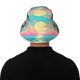 thumbnail image 5 of Balery Retro Palm Beach Sunset Sombreros para el sol para hombre y mujer, sombrero de pescador con UPF 50+, 5 of 6